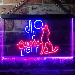Coors Light Coyote Moon Neon-Like LED Sign