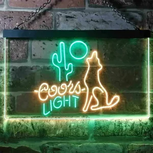 Coors Light Coyote Moon Neon-Like LED Sign