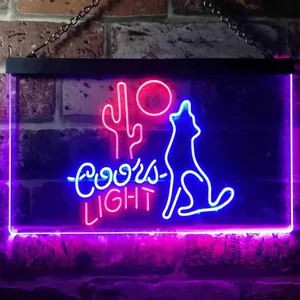 Coors Light Coyote Moon Neon-Like LED Sign