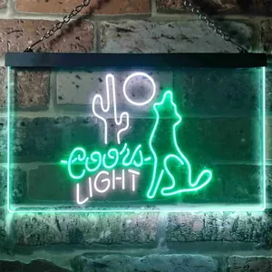 Coors Light Coyote Moon Neon-Like LED Sign