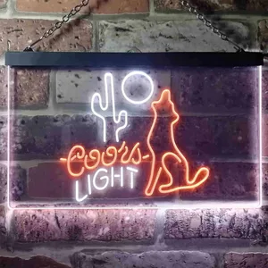 Coors Light Coyote Moon Neon-Like LED Sign