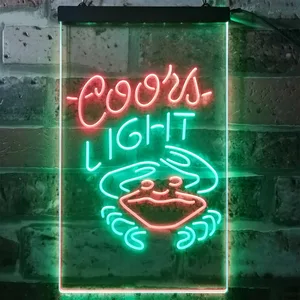 Coors Light Crabby Neon-Like LED Sign