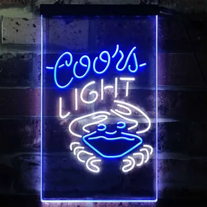 Coors Light Crabby Neon-Like LED Sign