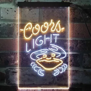 Coors Light Crabby Neon-Like LED Sign
