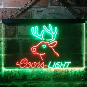Coors Light Deer Neon-Like LED Sign