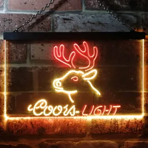 Coors Light Deer Neon-Like LED Sign