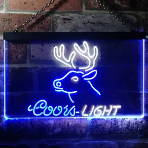 Coors Light Deer Neon-Like LED Sign