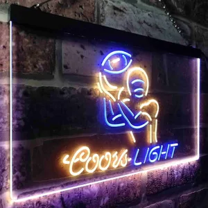 Coors Light Football Neon-Like LED Sign