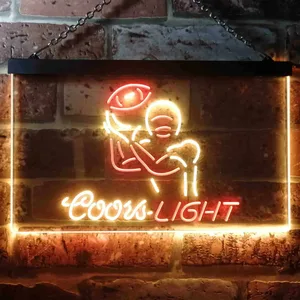 Coors Light Football Neon-Like LED Sign