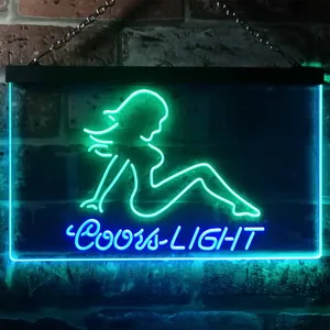 Coors Light Girl 2 Neon-Like LED Sign