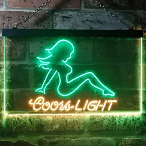 Coors Light Girl 2 Neon-Like LED Sign