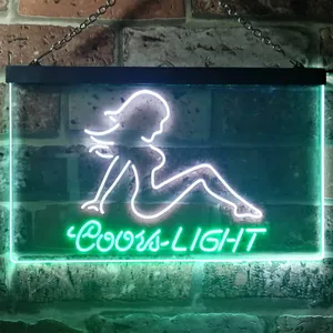 Coors Light Girl 2 Neon-Like LED Sign