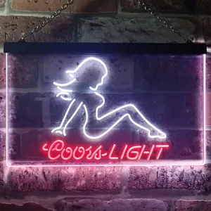 Coors Light Girl 2 Neon-Like LED Sign