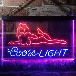 Coors Light Girl 3 Neon-Like LED Sign
