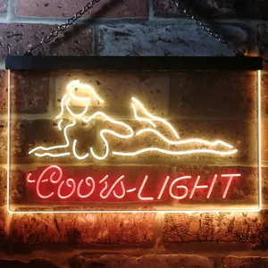 Coors Light Girl 3 Neon-Like LED Sign