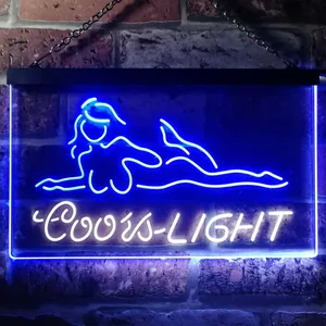 Coors Light Girl 3 Neon-Like LED Sign