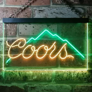 Coors Light Mountain 2 Neon-Like LED Sign