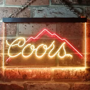 Coors Light Mountain 2 Neon-Like LED Sign