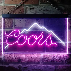 Coors Light Mountain 2 Neon-Like LED Sign