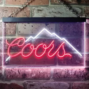 Coors Light Mountain 2 Neon-Like LED Sign
