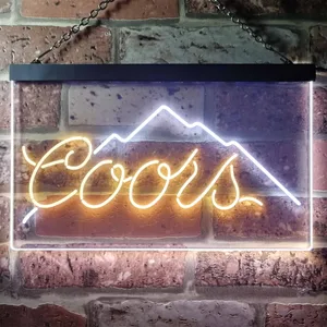 Coors Light Mountain 2 Neon-Like LED Sign