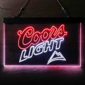 Coors Light Mountain 3 Neon-Like LED Sign
