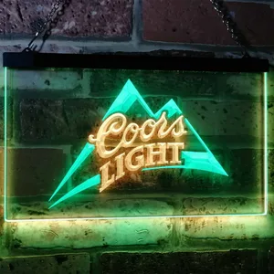 Coors Light Mountain Neon-Like LED Sign