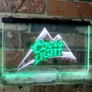 Coors Light Mountain Neon-Like LED Sign