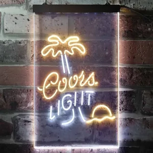 Coors Light Palm Tree Neon-Like LED Sign