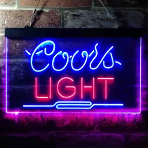 Coors Light Plain Banner Neon-Like LED Sign