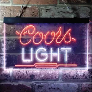 Coors Light Plain Banner Neon-Like LED Sign