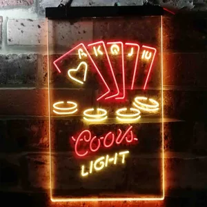Coors Light Poker Ace Series Neon-Like LED Sign