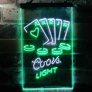 Coors Light Poker Ace Series Neon-Like LED Sign