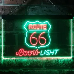 Coors Light Route 66 Neon-Like LED Sign