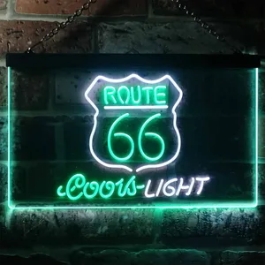 Coors Light Route 66 Neon-Like LED Sign