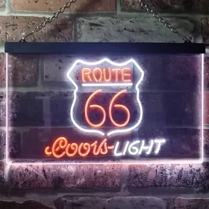 Coors Light Route 66 Neon-Like LED Sign