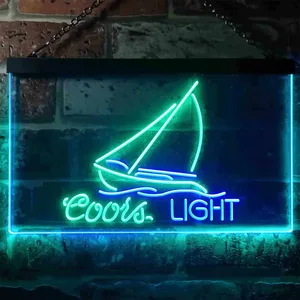 Coors Light Sailboat 2 Neon-Like LED Sign