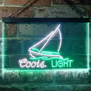 Coors Light Sailboat 2 Neon-Like LED Sign
