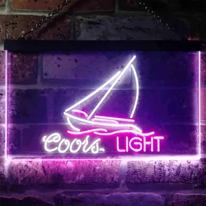 Coors Light Sailboat 2 Neon-Like LED Sign