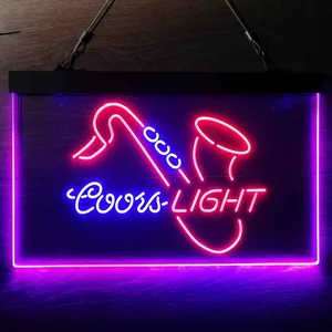 Coors Light Saxophone 2 Neon-Like LED Sign