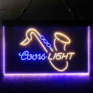 Coors Light Saxophone 2 Neon-Like LED Sign