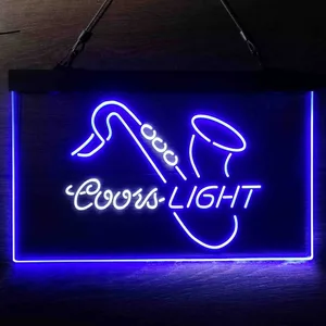Coors Light Saxophone 2 Neon-Like LED Sign