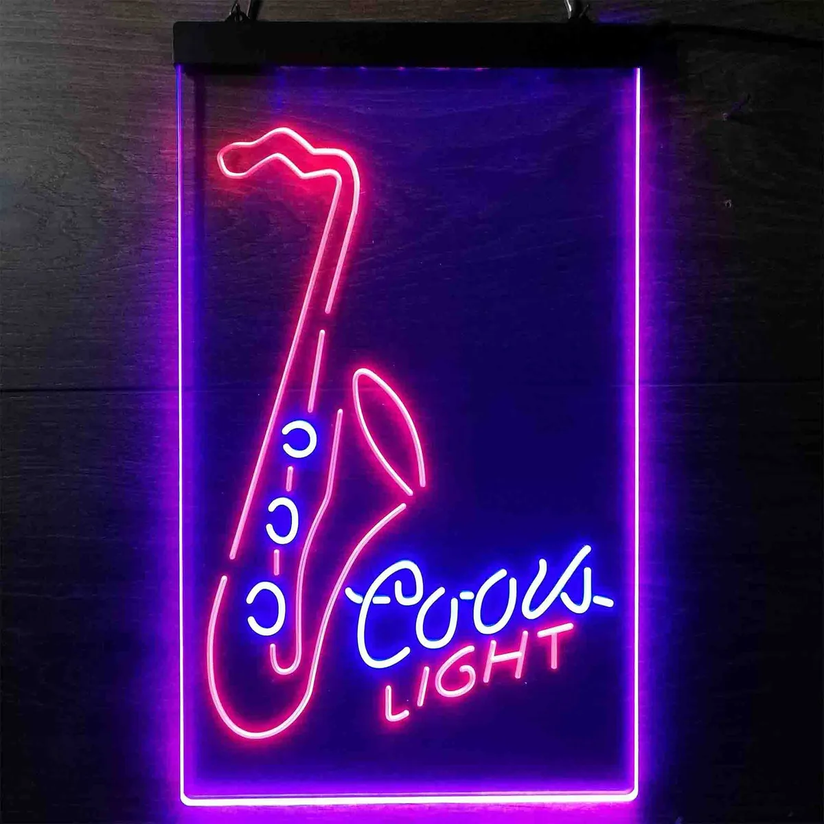 Coors Light Saxophone Neon-Like LED Sign