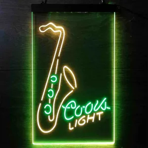 Coors Light Saxophone Neon-Like LED Sign