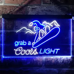 Coors Light Ski Neon-Like LED Sign