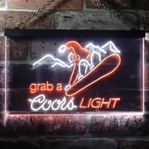 Coors Light Ski Neon-Like LED Sign