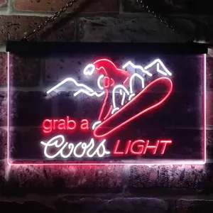Coors Light Ski Neon-Like LED Sign