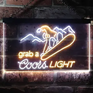 Coors Light Ski Neon-Like LED Sign