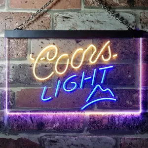 Coors Light Small Mountain Neon-Like LED Sign