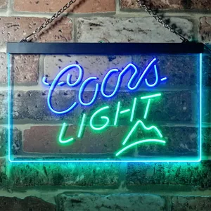 Coors Light Small Mountain Neon-Like LED Sign